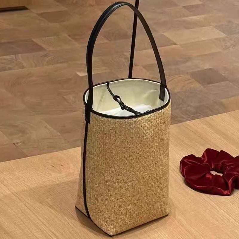 Raffia Knitting Small Beach Bu - Women'S Raffia Bags recension och pris