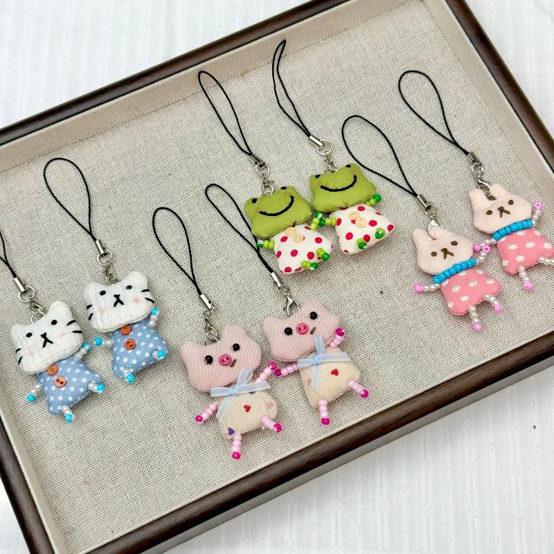 Cute Frog Pig Cat Pendant Keyc - Women'S Young Bags recension och pris