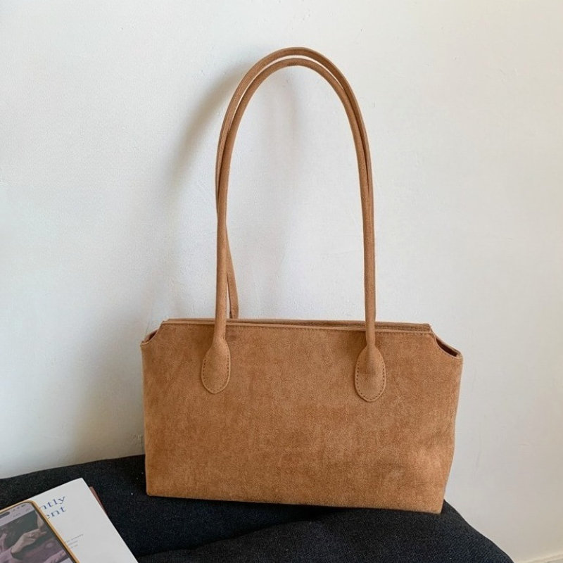 Vintage-Inspired Brown Suede A - Women Hand Bags For Office recension och pris